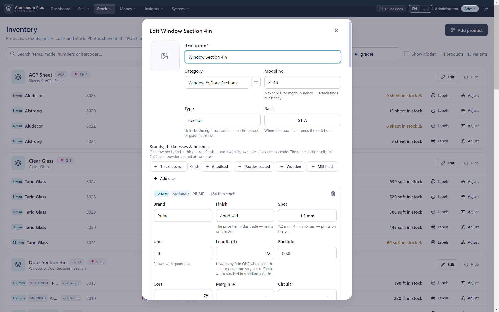 The company's circular and your discount — the selling rate works itself out